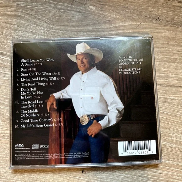 George Strait "The Road Less Traveled" CD - Black & Orange Cover - Picture 4 of 5